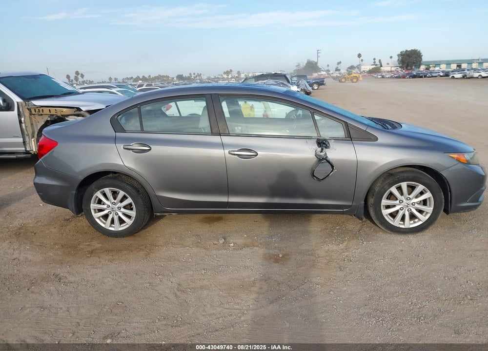 2012 HONDA CIVIC VIN: 19XFB2F91CE308084