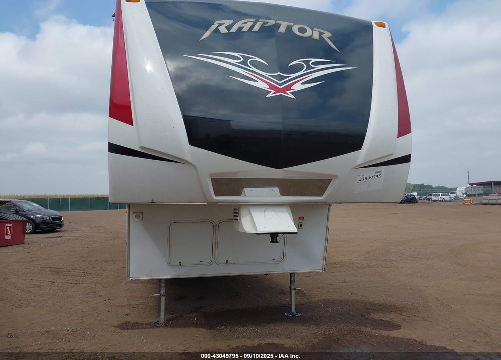 2011 KEYSTONE RAPTOR TOY HAULER SE VIN: 4YDF39131BR800154