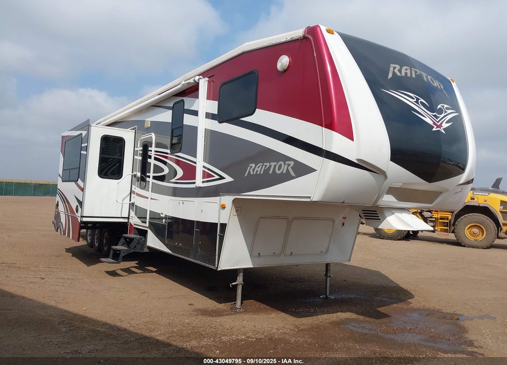 2011 KEYSTONE RAPTOR TOY HAULER SE VIN: 4YDF39131BR800154