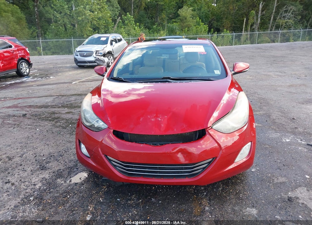 2012 HYUNDAI ELANTRA VIN: KMHDH4AE5CU249334