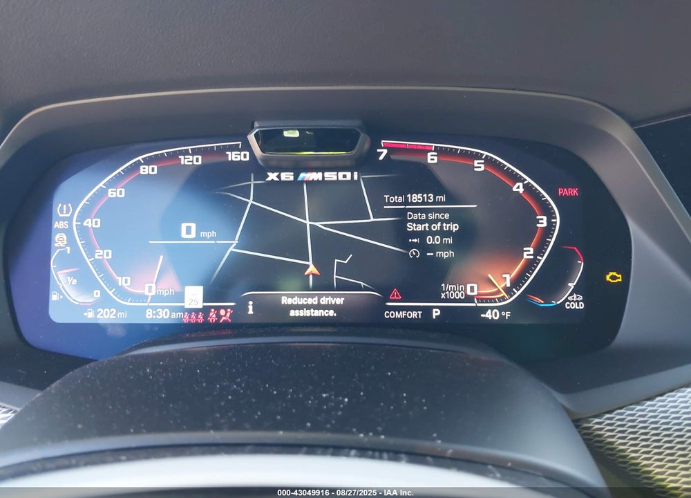 2022 BMW X6 M50I VIN: 5UXCY8C02N9K56416