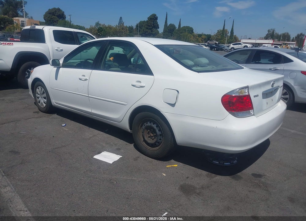 2005 TOYOTA CAMRY LE VIN: 4T1BE32K15U556405