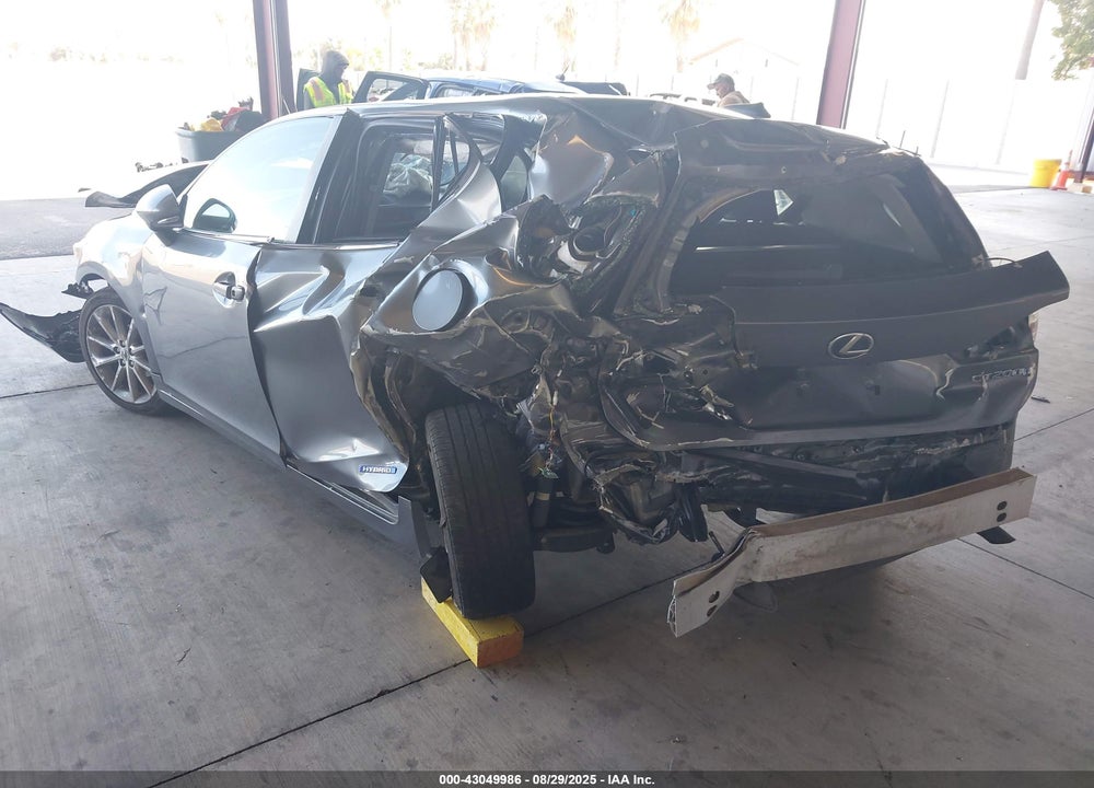 2013 LEXUS CT 200H VIN: JTHKD5BH0D2155251
