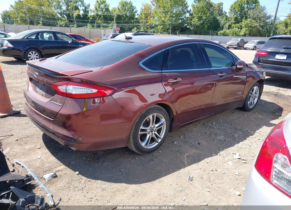 2016 FORD FUSION ENERGI TITANIUM VIN: 3FA6P0SU0GR402333