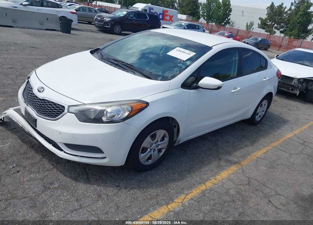 2016 KIA FORTE VIN: KNAFK4A67G5579173