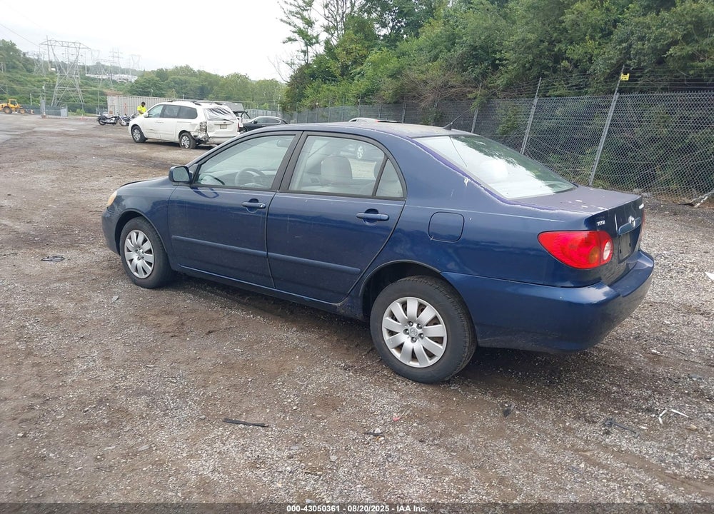 2003 TOYOTA COROLLA LE VIN: 2T1BR32EX3C041755