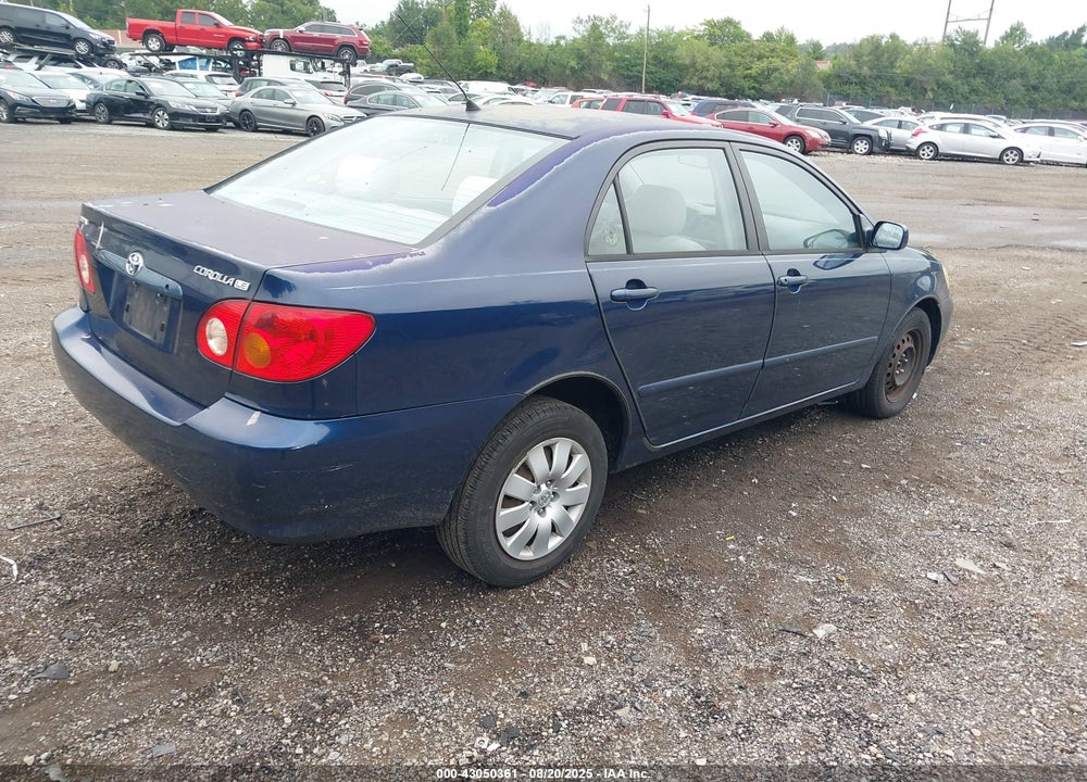 2003 TOYOTA COROLLA LE VIN: 2T1BR32EX3C041755