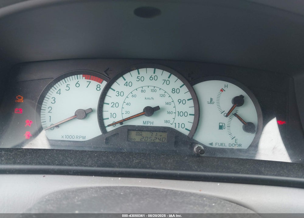 2003 TOYOTA COROLLA LE VIN: 2T1BR32EX3C041755