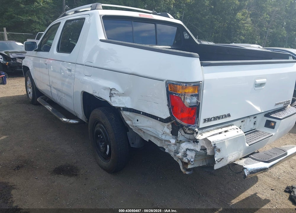 2008 HONDA RIDGELINE RTL VIN: 2HJYK16598H536003