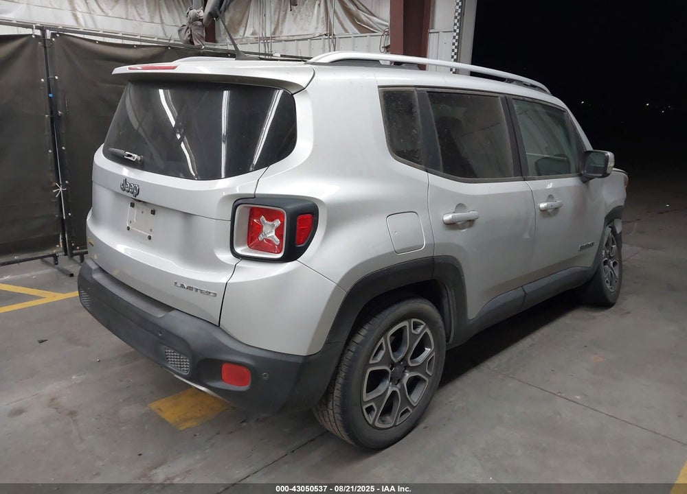 2017 JEEP RENEGADE LIMITED FWD VIN: ZACCJADB5HPF53941