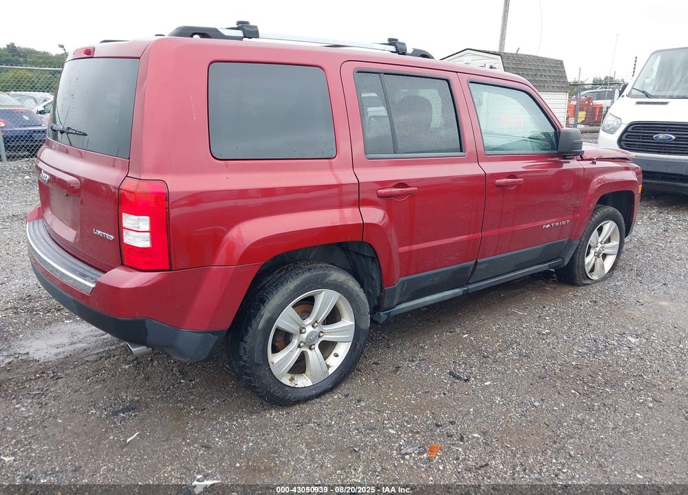 2012 JEEP PATRIOT LIMITED VIN: 1C4NJRCB0CD525626