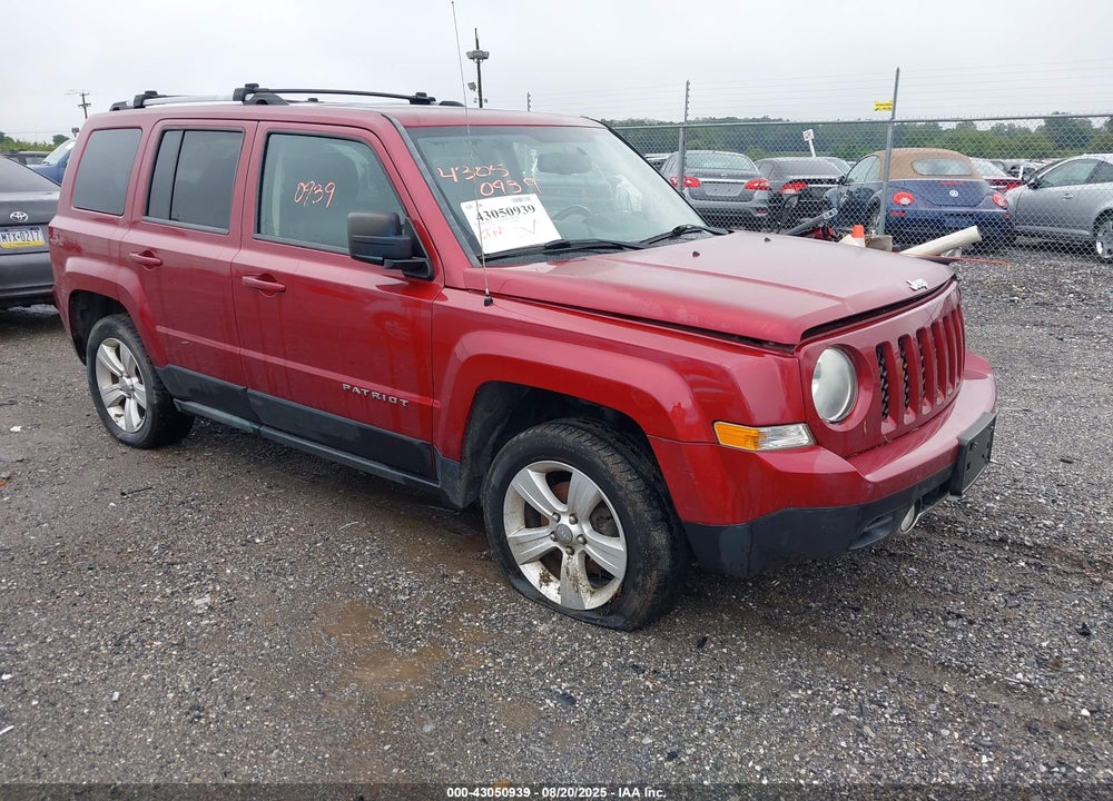 2012 JEEP PATRIOT LIMITED VIN: 1C4NJRCB0CD525626