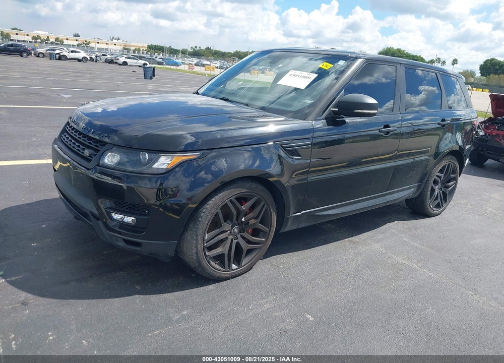 2015 LAND ROVER RANGE ROVER SPORT VIN: SALWR2TF0FA522764