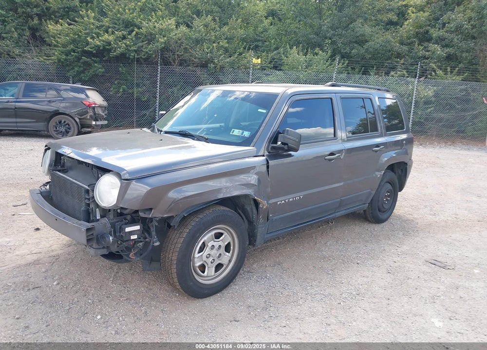 2016 JEEP PATRIOT VIN: 1C4NJPBA4GD670221