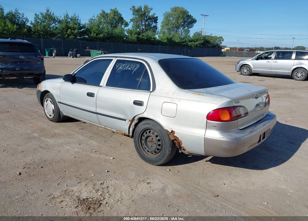 2000 TOYOTA COROLLA CE VIN: 2T1BR12E6YC345046