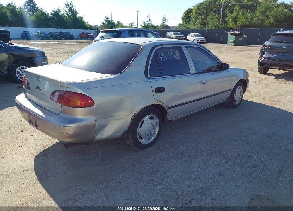 2000 TOYOTA COROLLA CE VIN: 2T1BR12E6YC345046