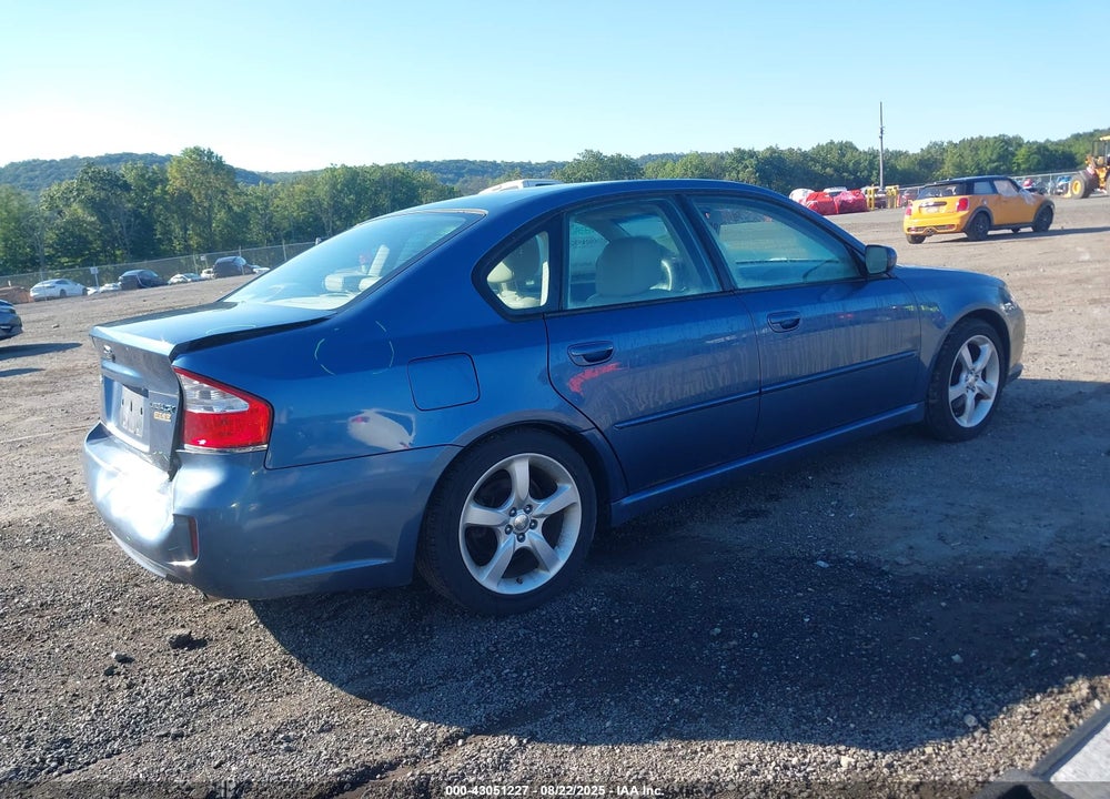 2008 SUBARU LEGACY VIN: 4S3BL626087210055