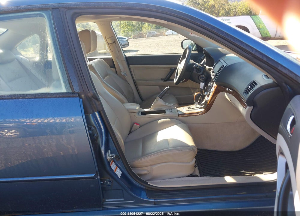 2008 SUBARU LEGACY VIN: 4S3BL626087210055