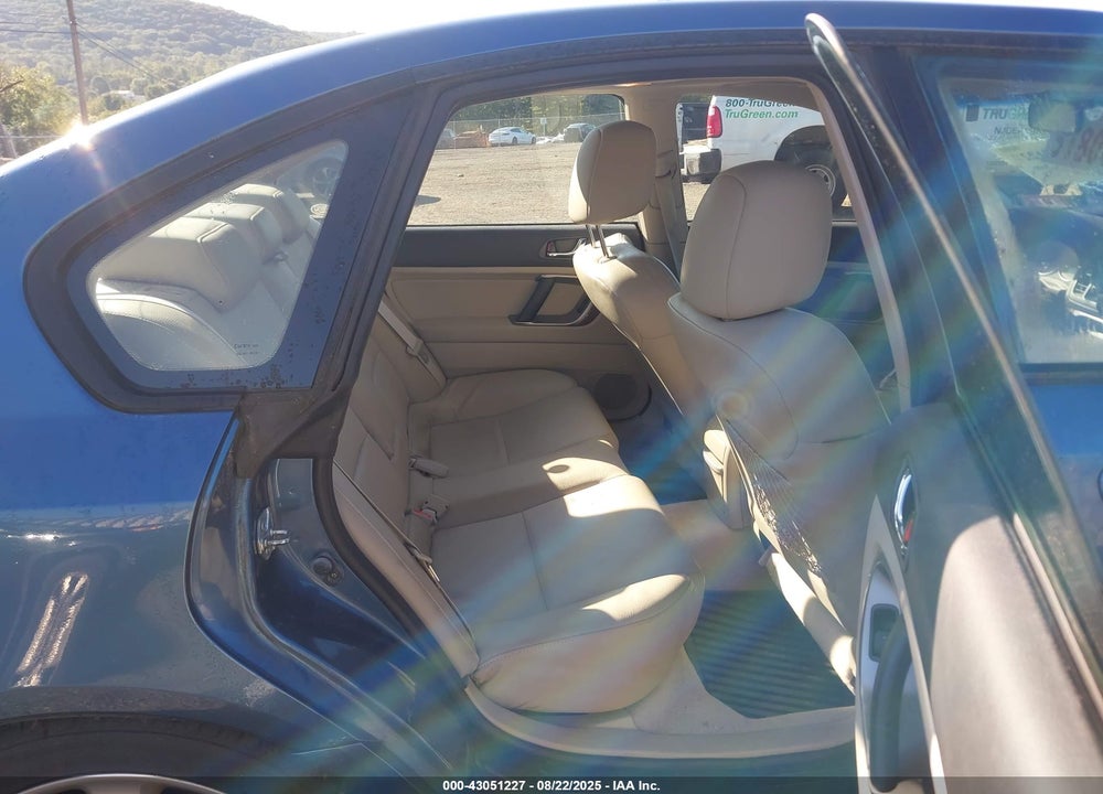 2008 SUBARU LEGACY VIN: 4S3BL626087210055