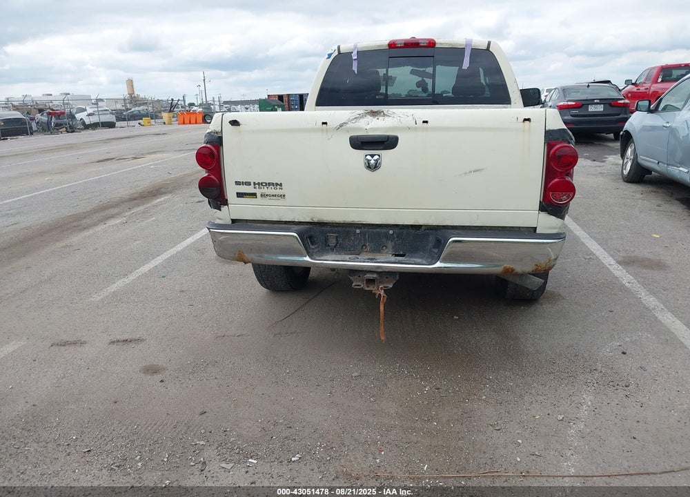 2007 DODGE RAM 1500 SLT VIN: 1D7HA18P77J613637