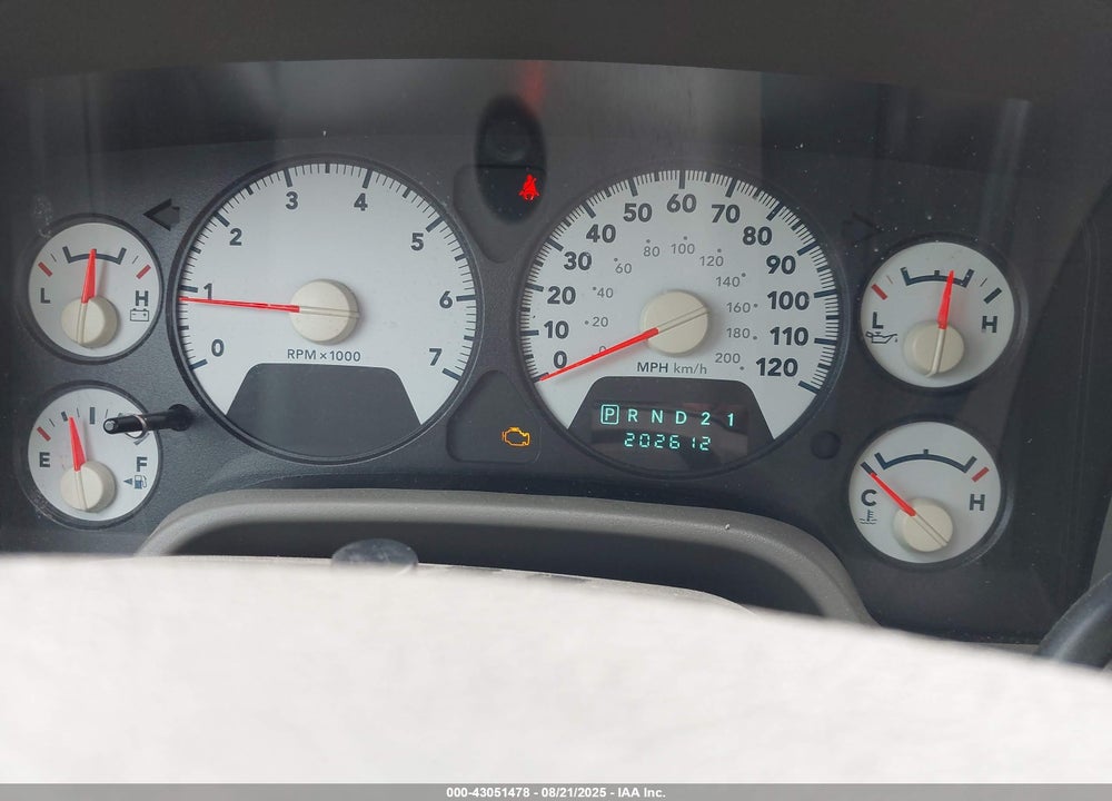 2007 DODGE RAM 1500 SLT VIN: 1D7HA18P77J613637