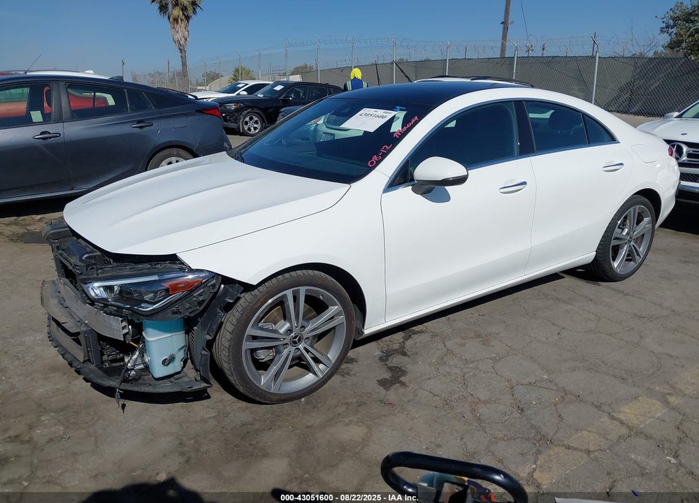 2022 MERCEDES-BENZ CLA-CLASS VIN: W1K5J4GBXNN249701