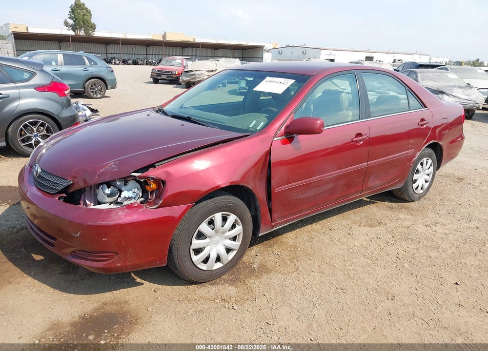 2004 TOYOTA CAMRY LE VIN: 4T1BE32K54U298811