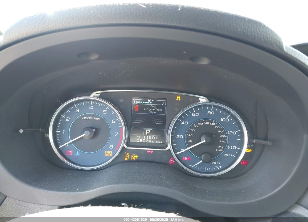 2016 SUBARU IMPREZA VIN: JF1GJAN68GH017645