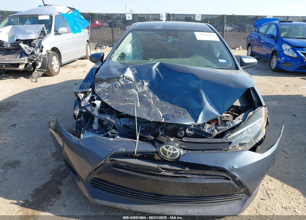 2017 TOYOTA COROLLA VIN: 5YFBURHEXHP676765