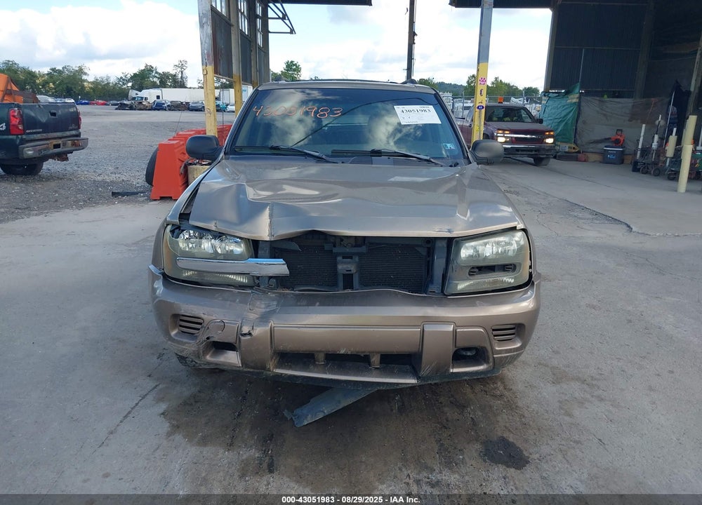 2002 CHEVROLET TRAILBLAZER LS VIN: 1GNDT13S122380234