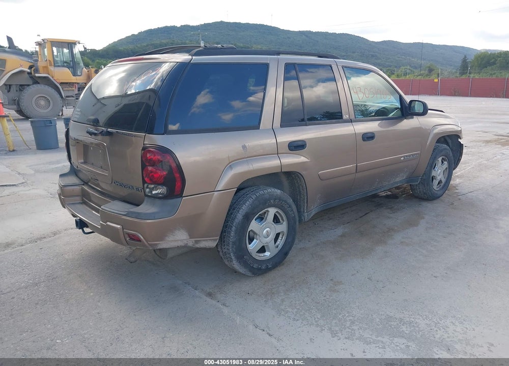 2002 CHEVROLET TRAILBLAZER LS VIN: 1GNDT13S122380234