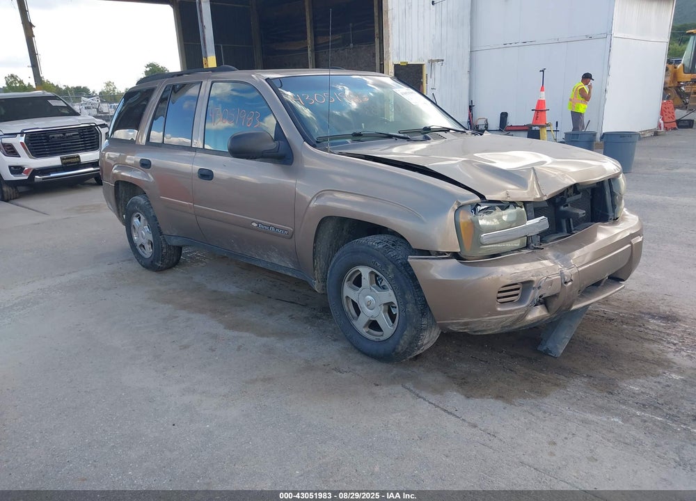 2002 CHEVROLET TRAILBLAZER LS VIN: 1GNDT13S122380234
