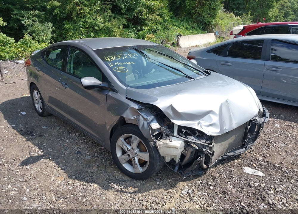 2012 HYUNDAI ELANTRA VIN: KMHDH4AE1CU309156