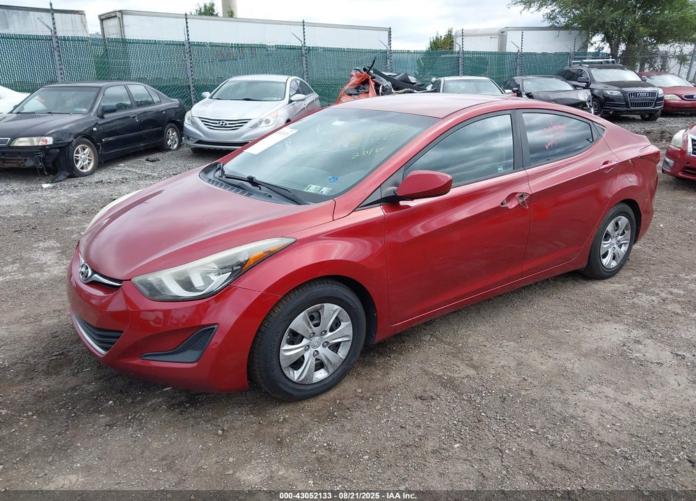 2016 HYUNDAI ELANTRA VIN: 5NPDH4AEXGH743998