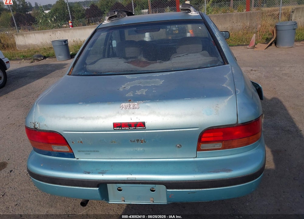 1994 SUBARU IMPREZA L VIN: JF1GC2247RK530507