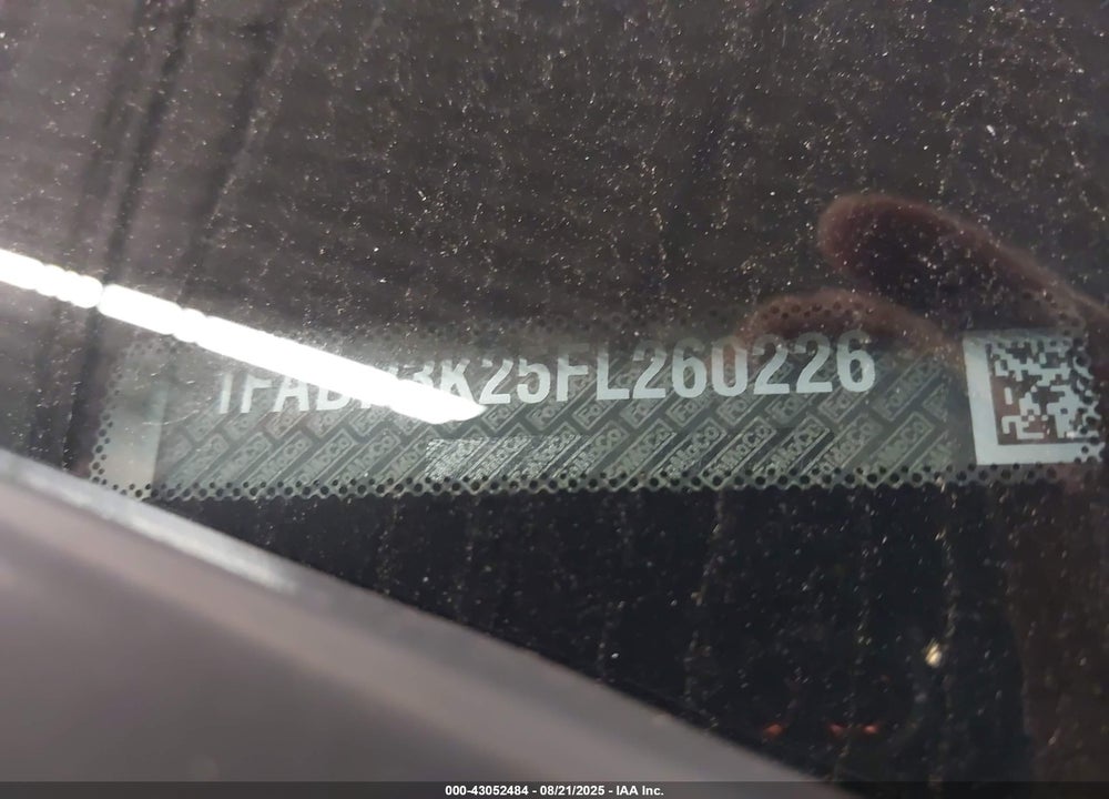2015 FORD FOCUS VIN: 1FADP3K25FL260226