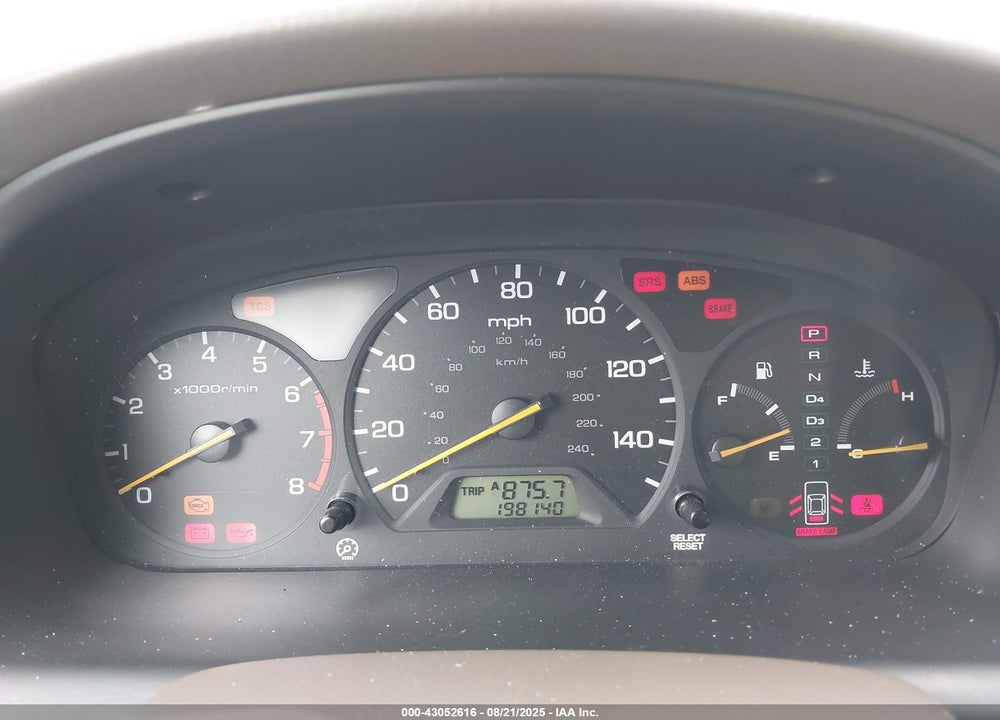 2001 HONDA ACCORD 3.0 EX VIN: 1HGCG16531A085429