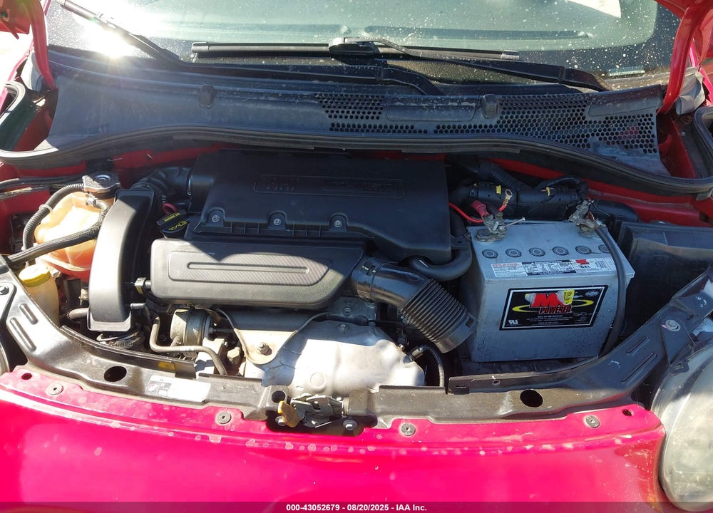 2013 FIAT 500 TURBO VIN: 3C3CFFHH9DT585263