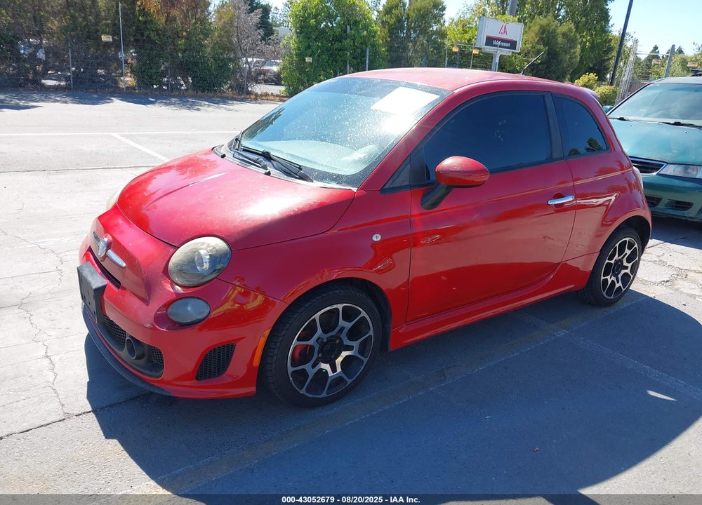 2013 FIAT 500 TURBO VIN: 3C3CFFHH9DT585263