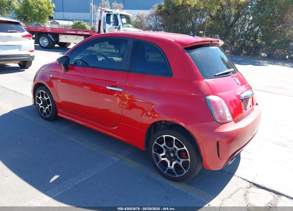 2013 FIAT 500 TURBO VIN: 3C3CFFHH9DT585263