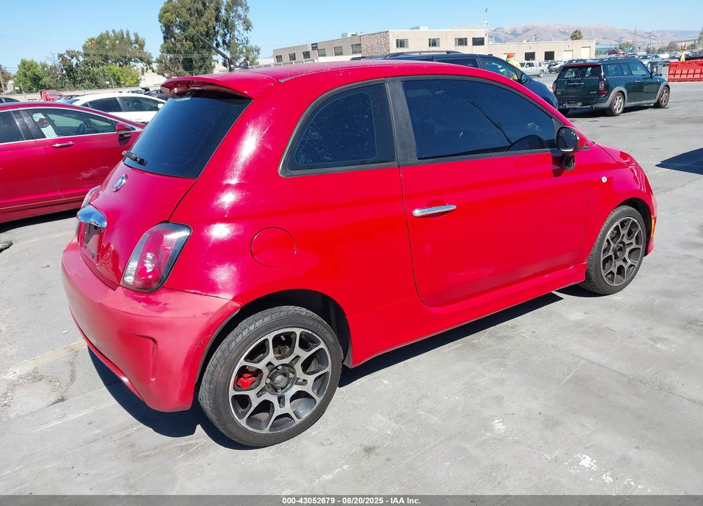 2013 FIAT 500 TURBO VIN: 3C3CFFHH9DT585263