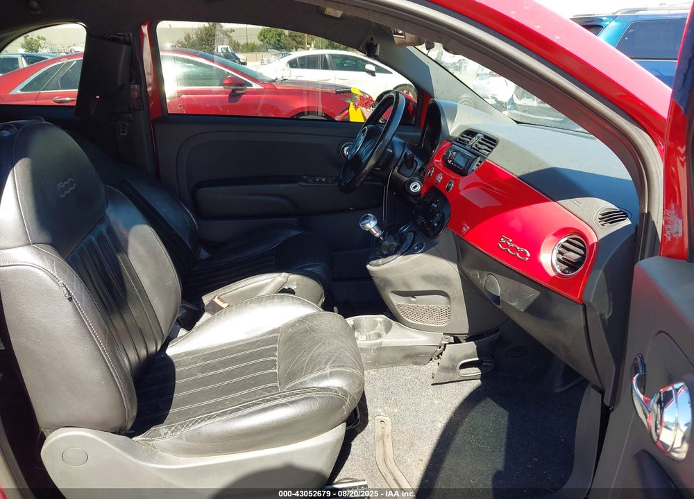 2013 FIAT 500 TURBO VIN: 3C3CFFHH9DT585263