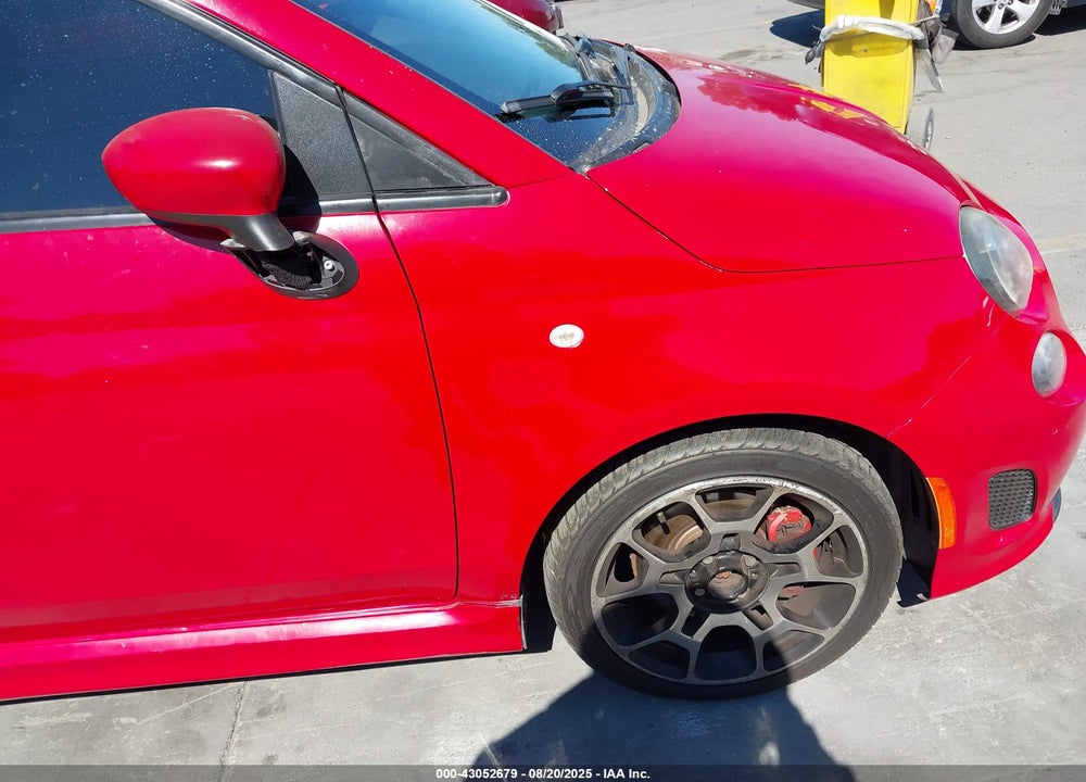 2013 FIAT 500 TURBO VIN: 3C3CFFHH9DT585263