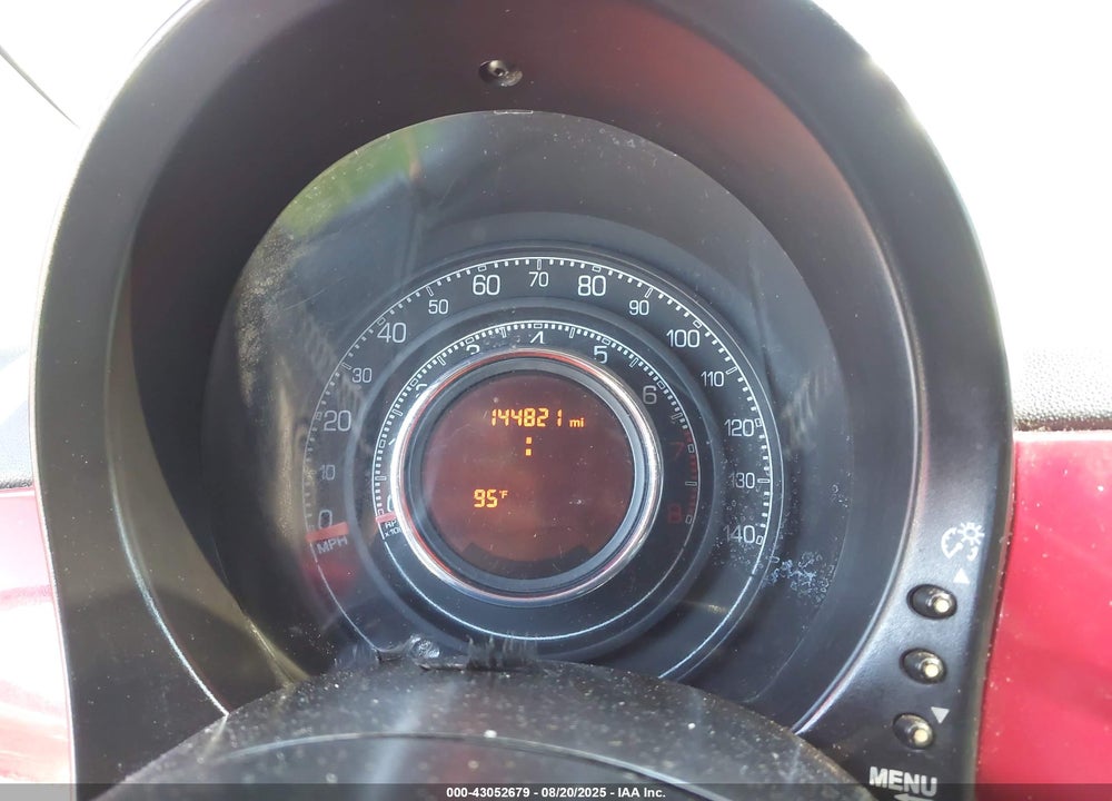 2013 FIAT 500 TURBO VIN: 3C3CFFHH9DT585263