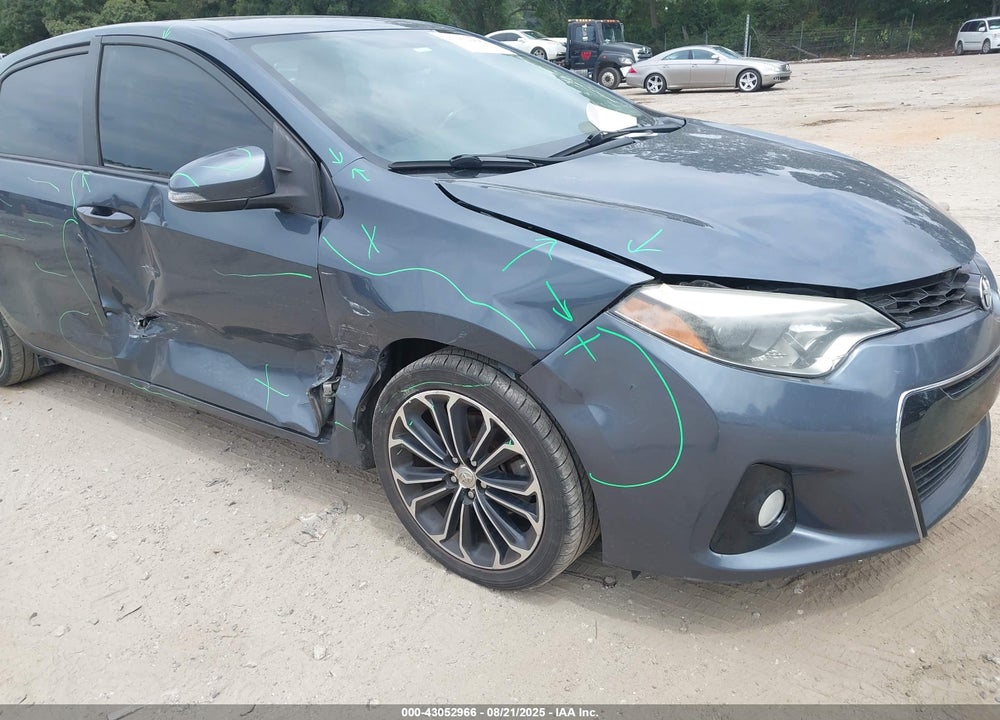 2015 TOYOTA COROLLA VIN: 2T1BURHE5FC391873