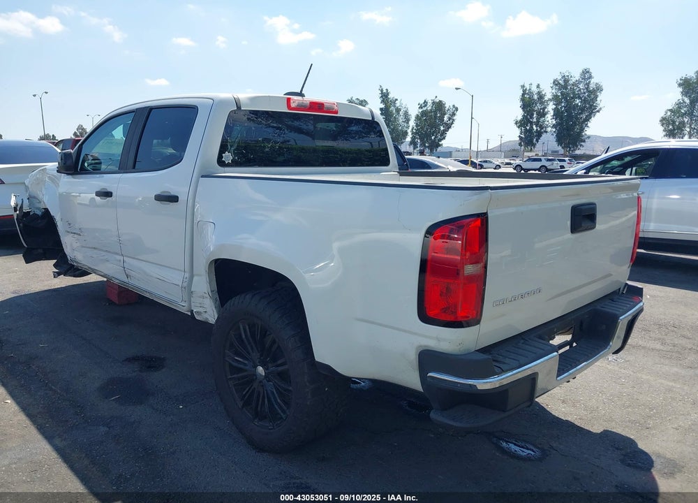 2022 CHEVROLET COLORADO 2WD SHORT BOX WT VIN: 1GCGSBEA3N1168139