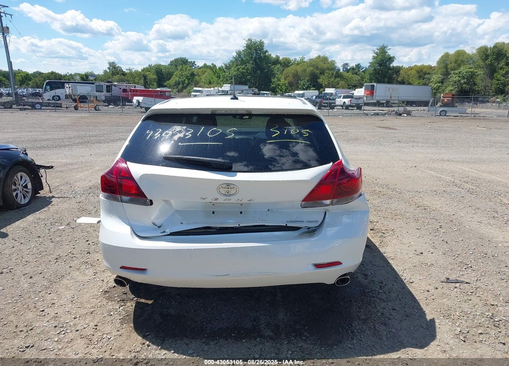 2013 TOYOTA VENZA VIN: 4T3BK3BB8DU094780