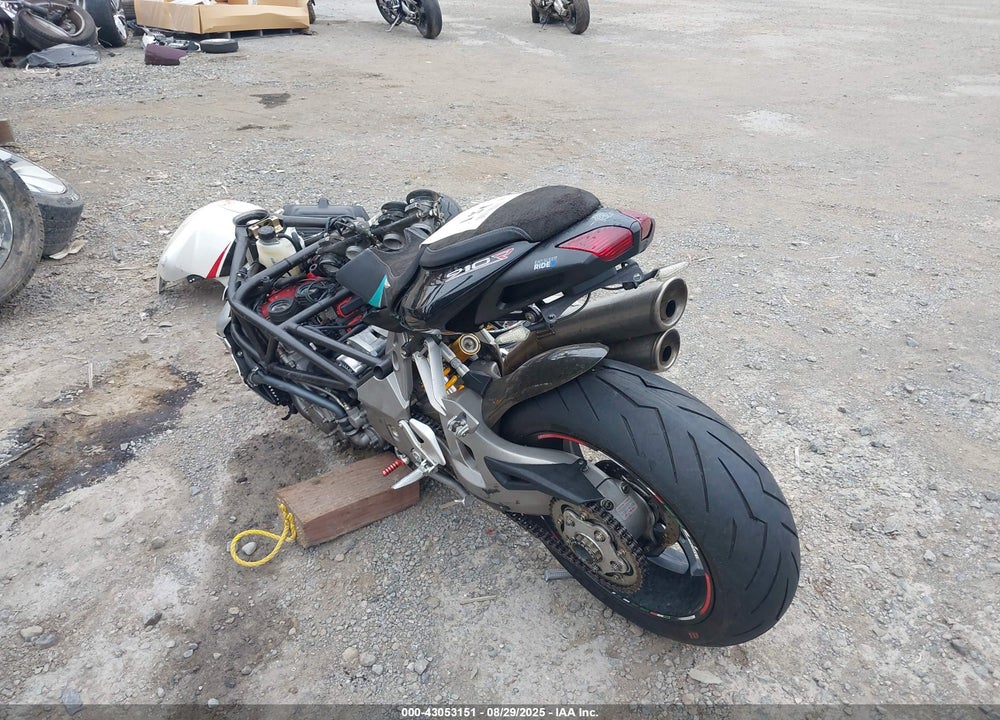 2008 M. V. AGUSTA BRUTALE VIN: ZCGAJFJN58V101214