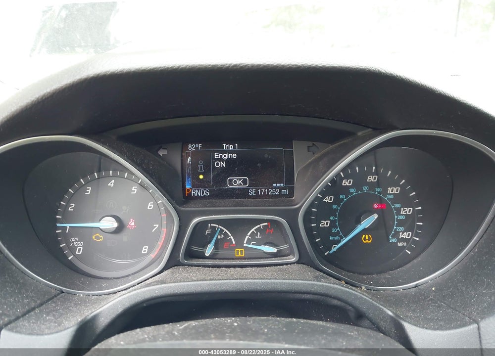 2014 FORD FOCUS VIN: 1FADP3N23EL417603