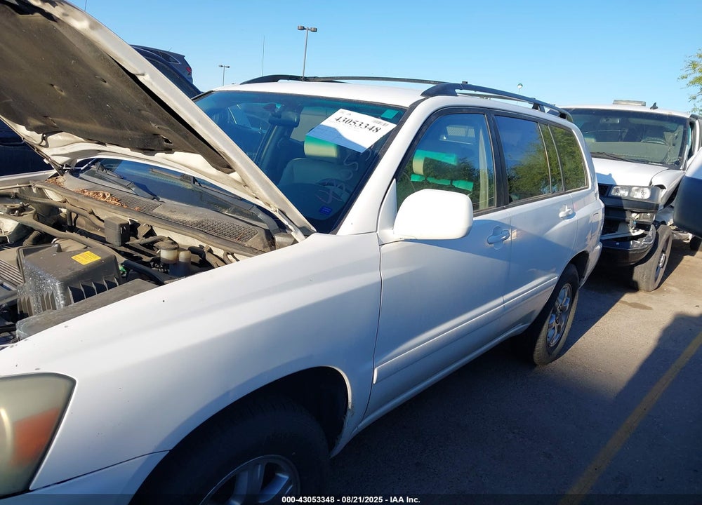 2005 TOYOTA HIGHLANDER V6 VIN: JTEDP21A350074502